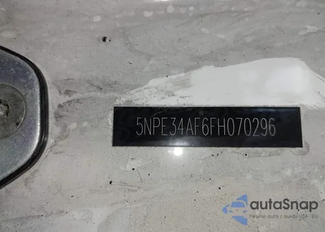 2015 Hyundai Sonata Limited из США, поврежденный, VIN 5NPE34AF6FH070296